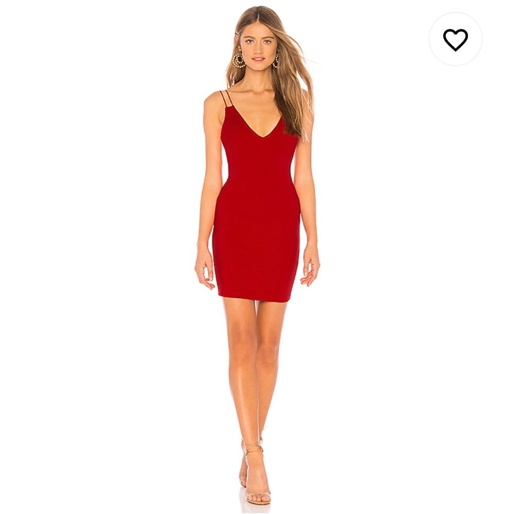 By The Way Red Bodycon Dress